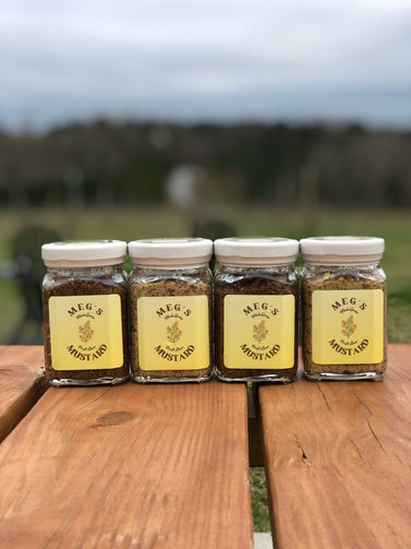 Meg's Mustard - Small Batch - Whole Grain - Craft Beer. Collection of Classic Mustards.